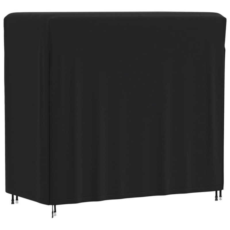 Capa para suporte de lenha 122x61x106 cm oxford 420D preto-Capas para móveis de jardim-Home Retail