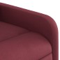 Poltrona de massagens reclin. elevatória tecido vermelho tinto