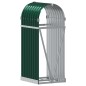 Suporte de lenha 40x45x100 cm aço galvanizado verde