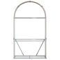 Suporte de lenha 120x45x210 cm aço galvanizado castanho-claro