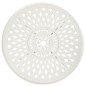 Mesa de jardim 78x78x72 cm alumínio fundido branco