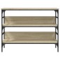 Mesa consola 100x32x75 cm derivados de madeira carvalho sonoma