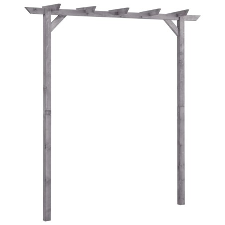 Pérgola de jardim 200x40x205 cm pinho impregnado cinzento