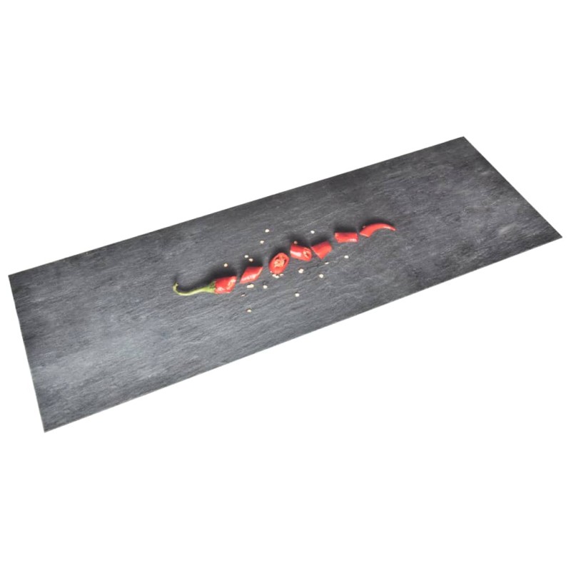 Tapete de cozinha lavável com design malagueta 60x180 cm-Capachos-Home Retail