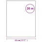 Película para janela estática 45x2000 cm PVC preto fosco