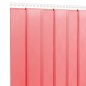 Cortina de porta 200 mm x 1,6 mm 10 m PVC vermelho