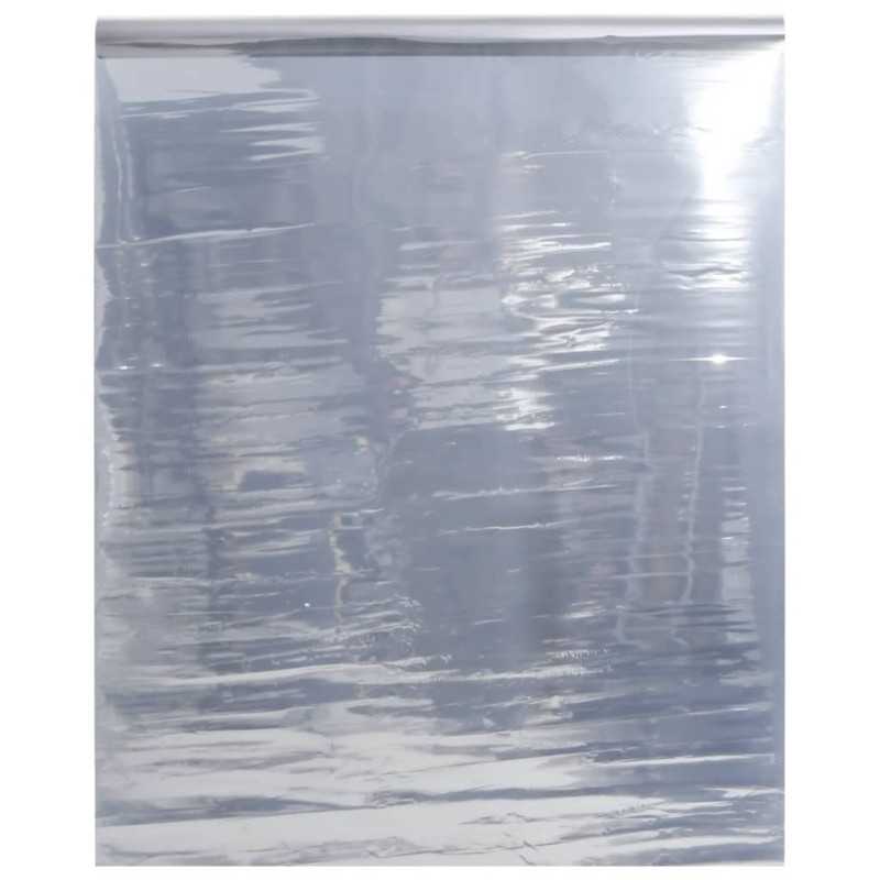 Película solar efeito refletor estático 45x500 cm PVC prateado-Películas para janelas-Home Retail