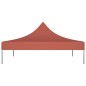 Teto para tenda de festas 3x3 m 270 g/m² terracota