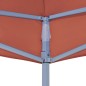 Teto para tenda de festas 3x3 m 270 g/m² terracota