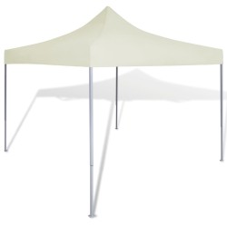 Tenda dobrável 3 x 3 m creme