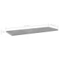 Prateleiras para estante 4 pcs 60x20x1,5cm contraplacado cinza