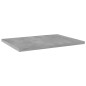 Prateleiras para estante 4 pcs 40x30x1,5cm contraplacado cinza