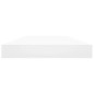 Prateleiras para estante 4 pcs 40x10x1,5cm contraplacado branco