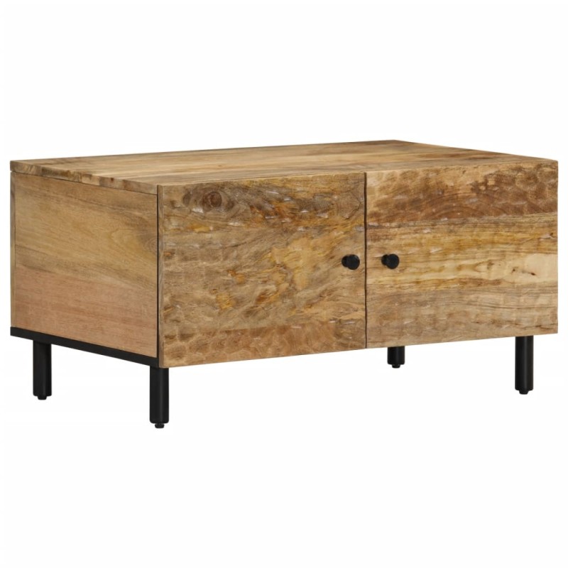 Mesa de centro 80x50x40 cm madeira de mangueira maciça-Mesas de centro-Home Retail