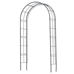 Nature Arco de jardim 229x38x113 cm metal preto