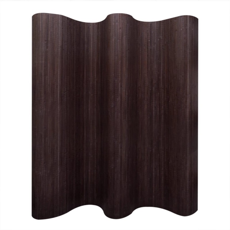 Biombo/divisória de sala 250x165 cm bambu castanho escuro-Biombos-Home Retail