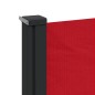 Toldo lateral retrátil 120x600 cm vermelho