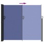 Toldo lateral retrátil 180x600 cm azul