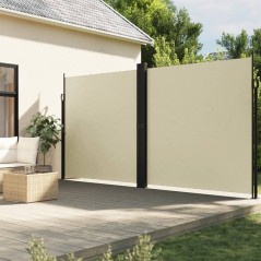 Toldo lateral retrátil 220x1200 cm cor creme