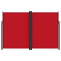 Toldo lateral retrátil 220x1200 cm vermelho