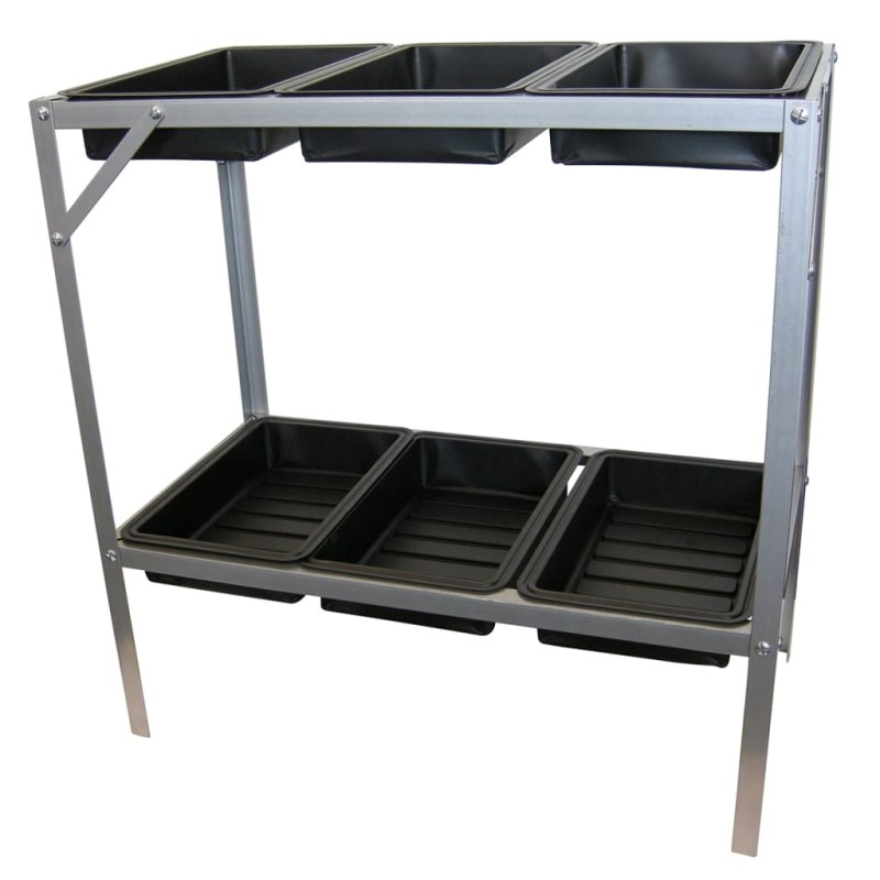 Nature Mesa de cultivo 77 x 40 x 77 cm aço galvanizado-Bancadas para jardinagem-Home Retail