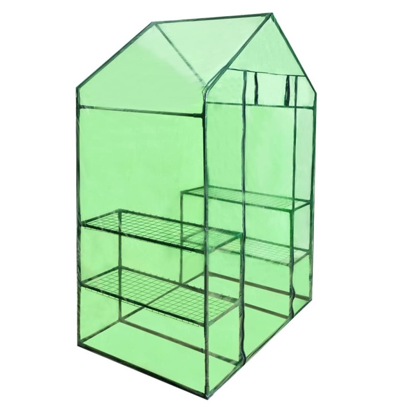 Estufa com acesso Greenhouse com 4 Prateleiras-Estufas-Home Retail