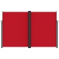 Toldo lateral retrátil 220x1000 cm vermelho