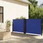 Toldo lateral retrátil 140x1200 cm azul