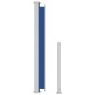 Toldo lateral retrátil para pátio 200x300 cm azul