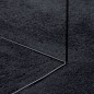 Tapete de pelo curto OVIEDO 160x230 cm preto