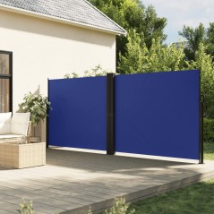 Toldo lateral retrátil 160x600 cm azul