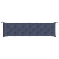 Almofadões banco jardim 2 pcs 200x50x7cm oxford azul-marinho