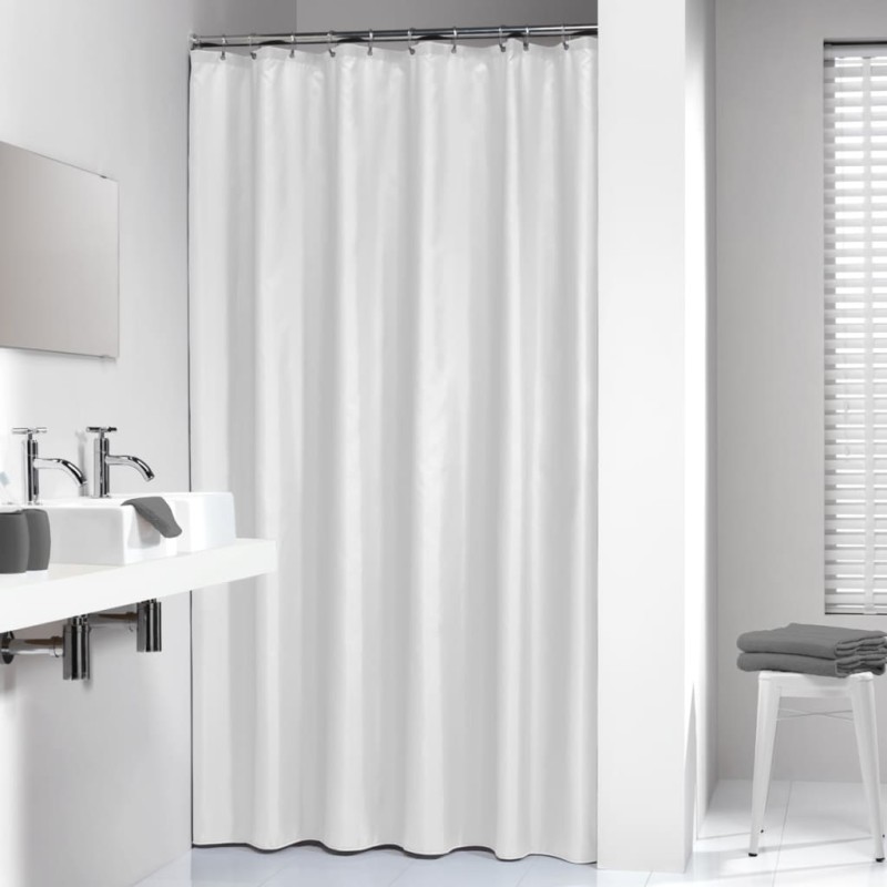 Sealskin Cortina de duche Granada 180 cm branco 217001310-Cortinas para casa de banho-Home Retail