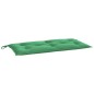 Almofadões banco jardim 2 pcs 100x50x7cm tecido oxford verde