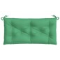 Almofadões banco jardim 2 pcs 100x50x7cm tecido oxford verde