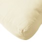 Almofadões p/ paletes 2 pcs tecido oxford branco nata