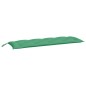 Almofadões banco jardim 2 pcs 150x50x7cm tecido oxford verde