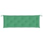 Almofadões banco jardim 2 pcs 150x50x7cm tecido oxford verde