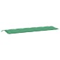 Almofadões banco jardim 2 pcs 200x50x7cm tecido oxford verde