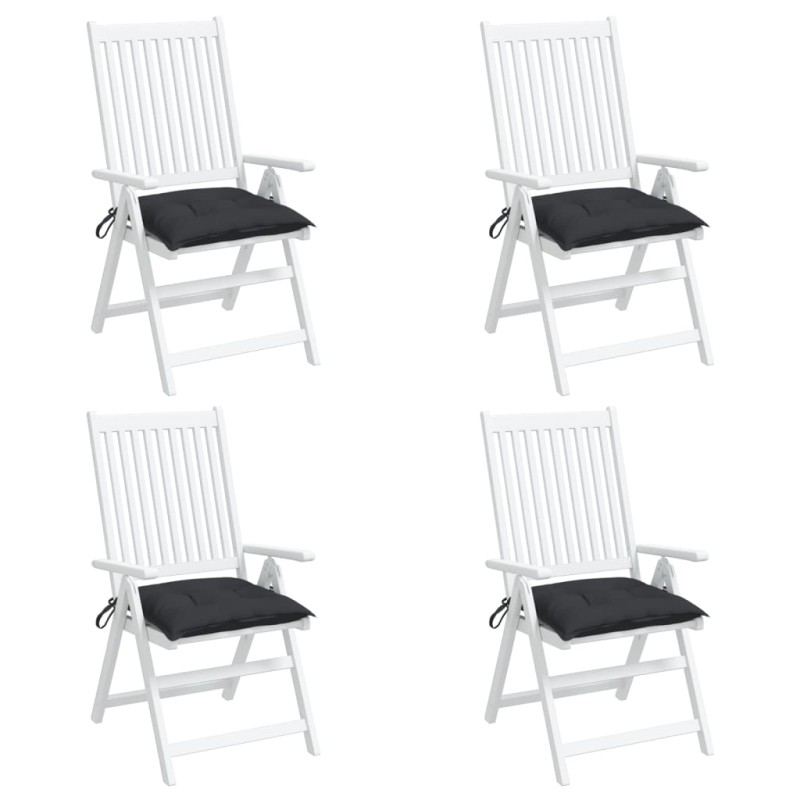 Almofadões para móveis de paletes 4 pcs tecido oxford preto-Almofadas para poltronas e sofás-Home Retail