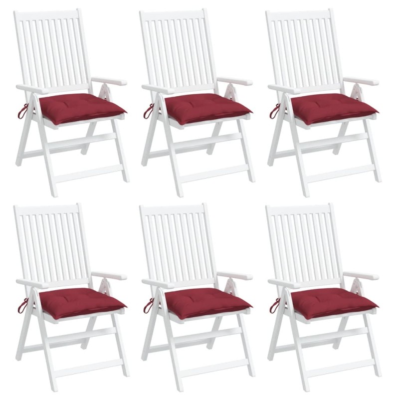 Almofadões móveis de paletes 6 pcs tecido oxford vermelho-tinto-Almofadas para poltronas e sofás-Home Retail