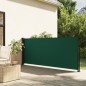 Toldo lateral retrátil 140x600 cm verde-escuro