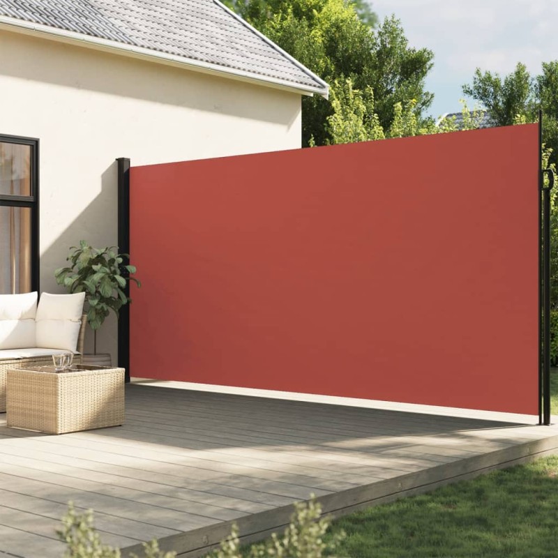 Toldo lateral retrátil 200x300 cm terracota-Guarda-sóis e telas de varanda-Home Retail