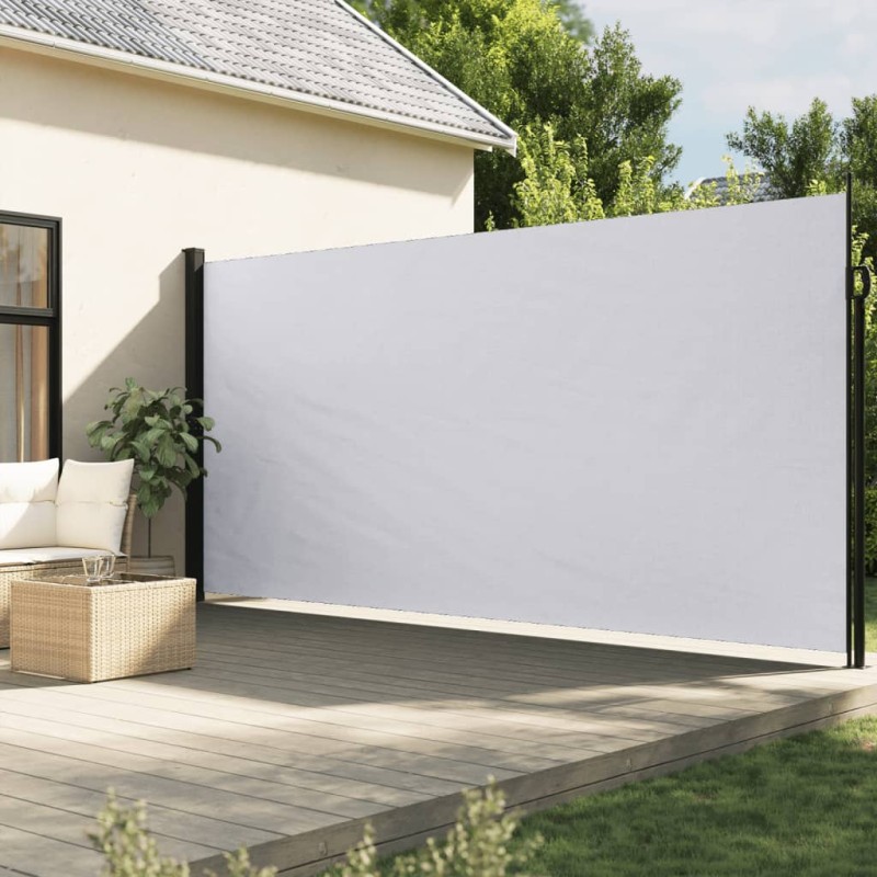 Toldo lateral retrátil 200x300 cm branco-Guarda-sóis e telas de varanda-Home Retail