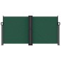 Toldo lateral retrátil 120x600 cm verde-escuro