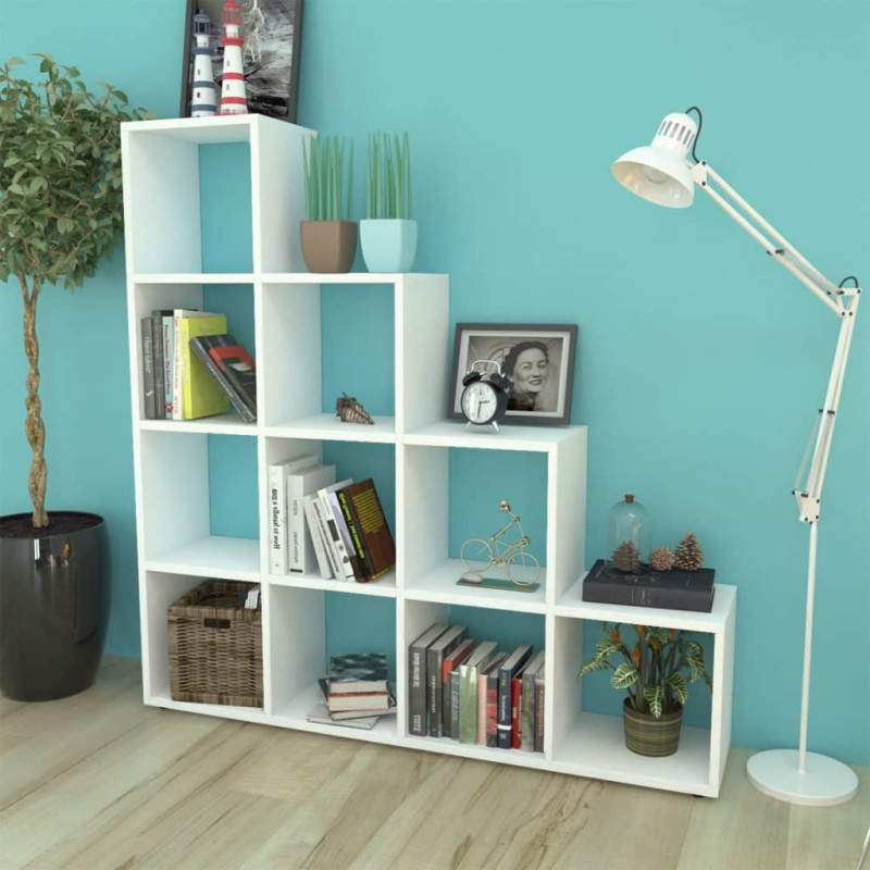 Estante escada/prateleira 142 cm branco-Estantes para livros-Home Retail