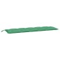 Almofadões banco jardim 2 pcs 180x50x7cm tecido oxford verde