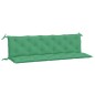 Almofadões banco jardim 2 pcs 180x50x7cm tecido oxford verde