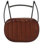 Bancos de bar Gavin 2 pcs 44x37,5x78 cm castanho-escuro