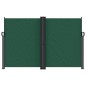 Toldo lateral retrátil 160x1000 cm verde-escuro